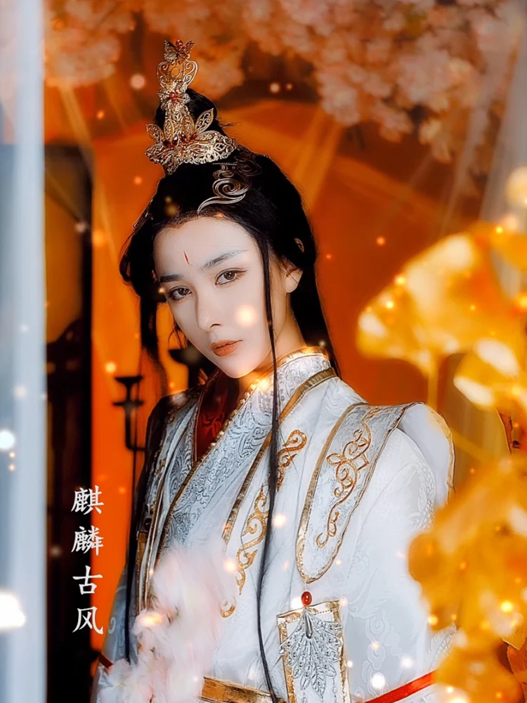 Heaven Official's Blessing TGCF Xie Lian Cosplay Costume Crown Prince Yueshen Wedding Dress Female Chinese Hanfu Clothing