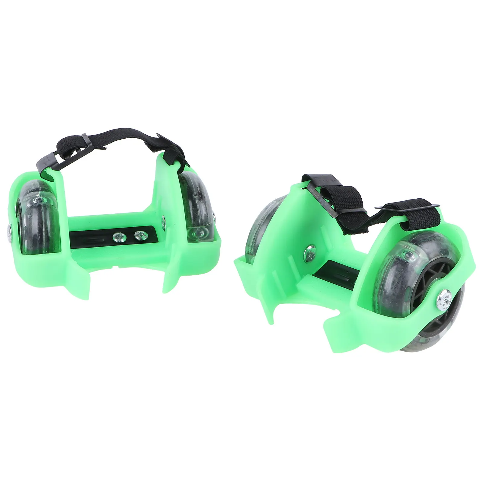 1Pair Luminous Skate Roller Adjustable Skate Shoes Outdoor Wheel Heel Sports Roller Shoes Gift Gift