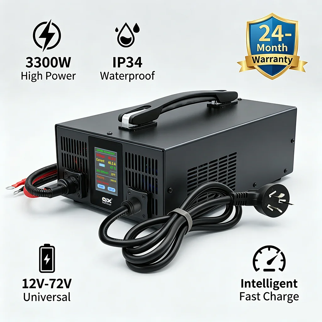12V 24V 36V 48V 60V 72V 80V 96V 102V  전기자전거 충전기 10A 15A 18A 20A 25A 30A 스마트 리튬 LiFePO4 전기 스쿠터/오토바이용