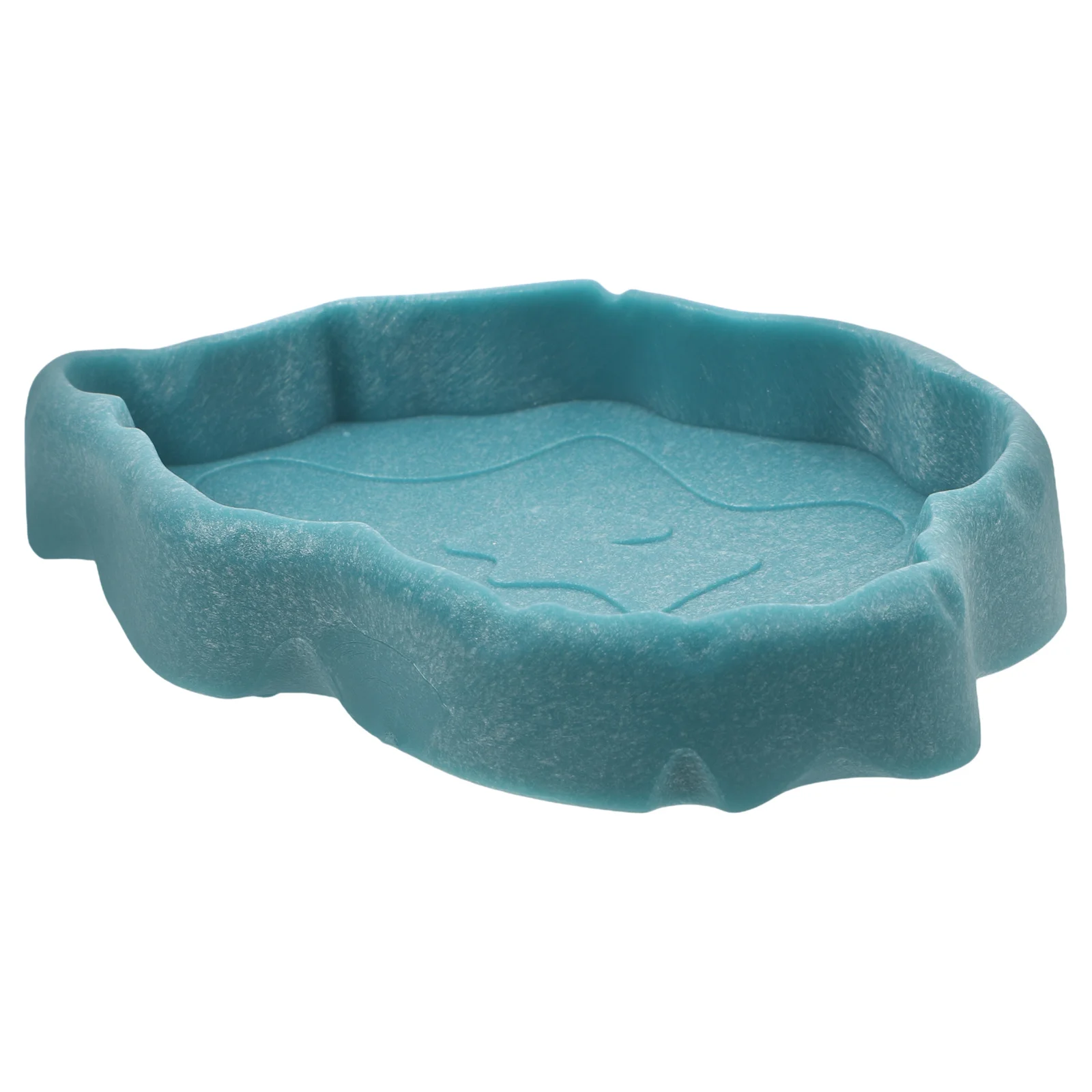 

Reptile Food Water Bowl Turtle Gecko Lizard Bearded Dragon Resin Feeding Dish Large Snake Waterer Terrarium Accessories