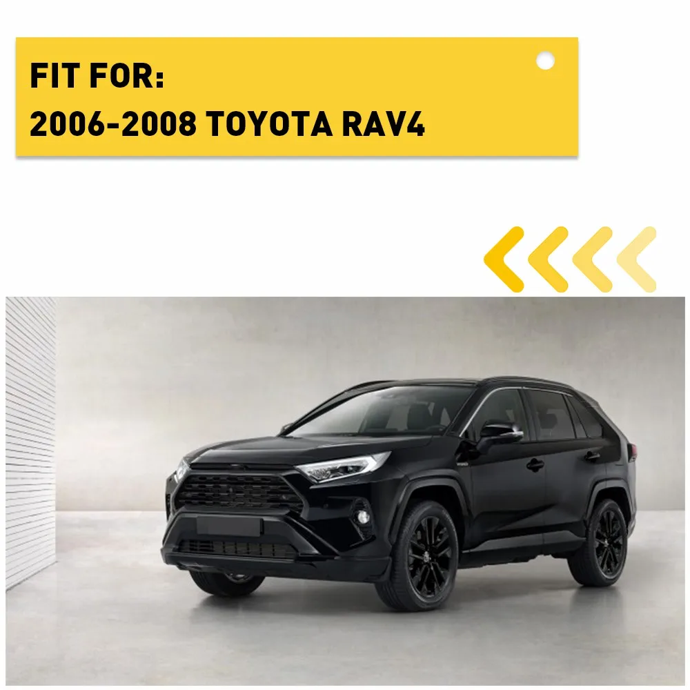 2Pcs Front Bumper Tow Hook Cover Towing Eye Covers For Toyota RAV4 2006 2007 2008 Car Accessories Right Left Trailer Eye Cap Lid