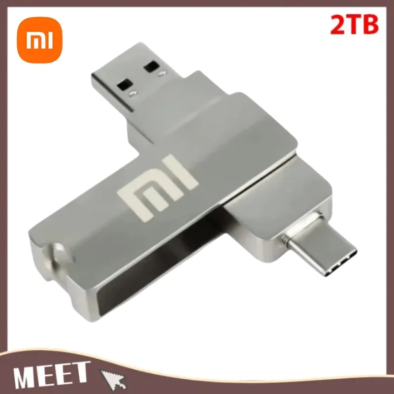 Xiaomi-金属製高速USBフラッシュドライブ,USB 3.0, 1テラバイト,512GB, 2テラバイト,防水,タイプCペンドライブ,コンピュータストレージデバイス