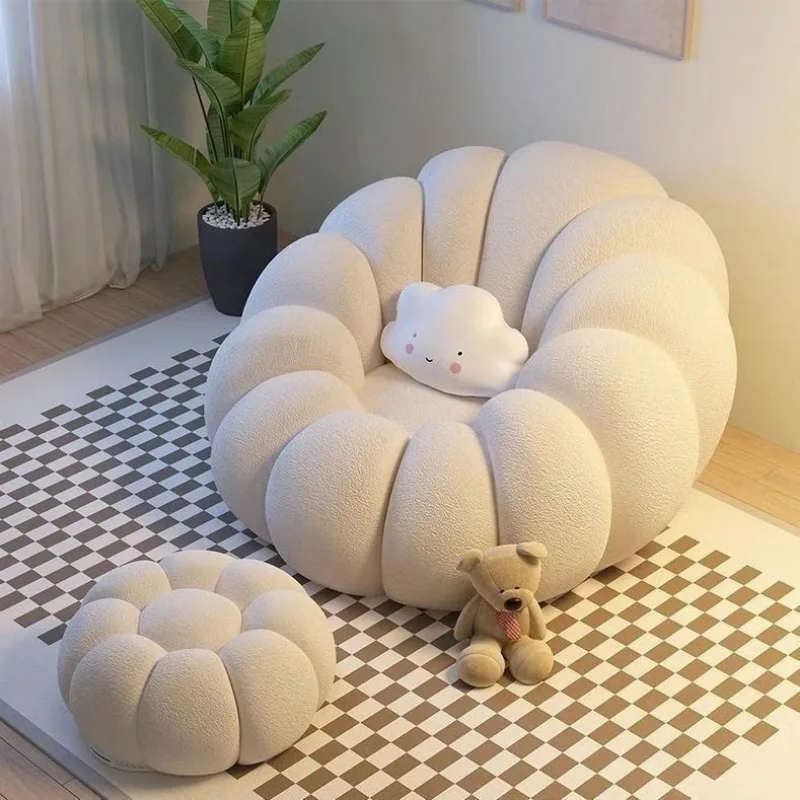 Wohnzimmer Sitzsack-Sofas Outdoor Gepolsterte Couch Moderne Sitzsack-Sofas Flauschige Lounge Möbel für die Wohnzimmer Hotelmöbel