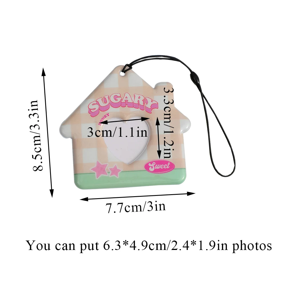 Photo Pocket Luggage Tag Idol Photo Display Photocards Protector Pendant Backpack Hanger Idol Photo Sleeves Goo Card Holder