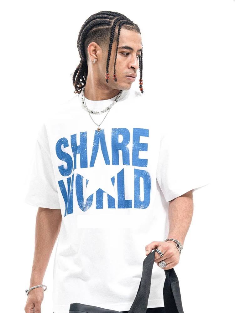 

-Shirts Oversized Short Sleeve Korean Fashion Streetwear Cotton Y2k Summer Tees Tops Graphic Aesthetic Harajuku Clothing