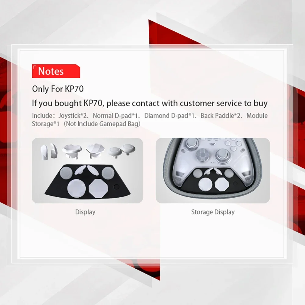 مجموعة وحدة زر لوحة الألعاب BEITONG KP70 وحقيبة حمل وحدة التحكم في الألعاب لـ KUNPENG 70 #2
