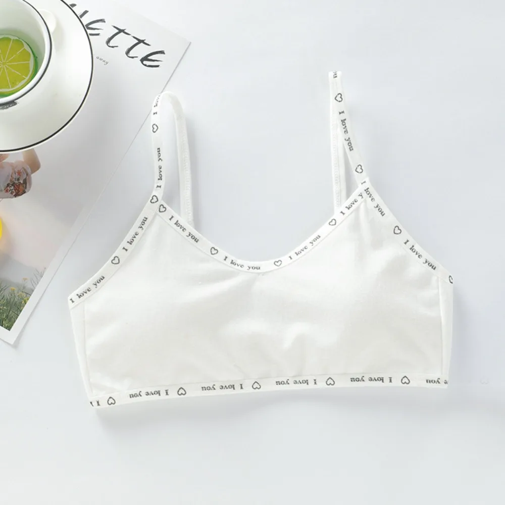 

1/3Pcs Casual Cotton Training Bras Elastic Underwear Girl Sports Bra Developmental Bras for Teeange Toddler Girls