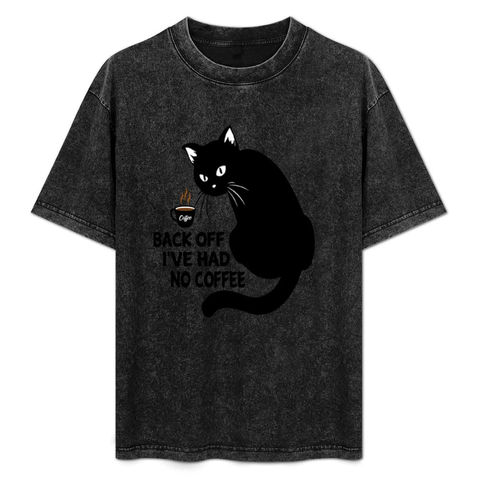 

Coffee And Cat Lovers: Back Off I've Had No Coffee T-Shirt Outdoor Working T-Shirt