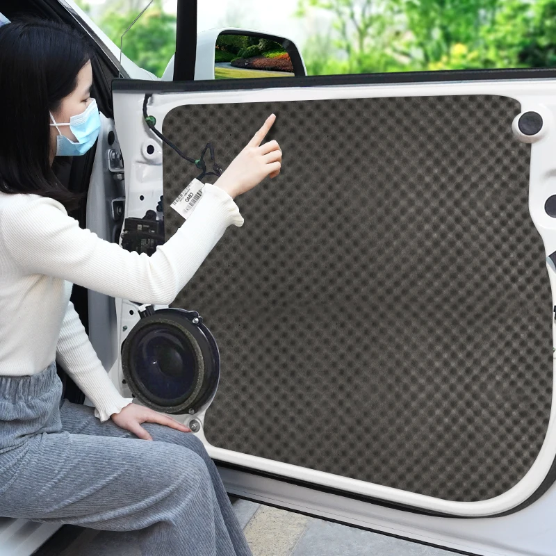 

Car Sound Absorption Wave Cotton Automobile Self-adhesive Sound Insulation Cotton Whole Vehicle Lining Leaf Plate Door Denoise