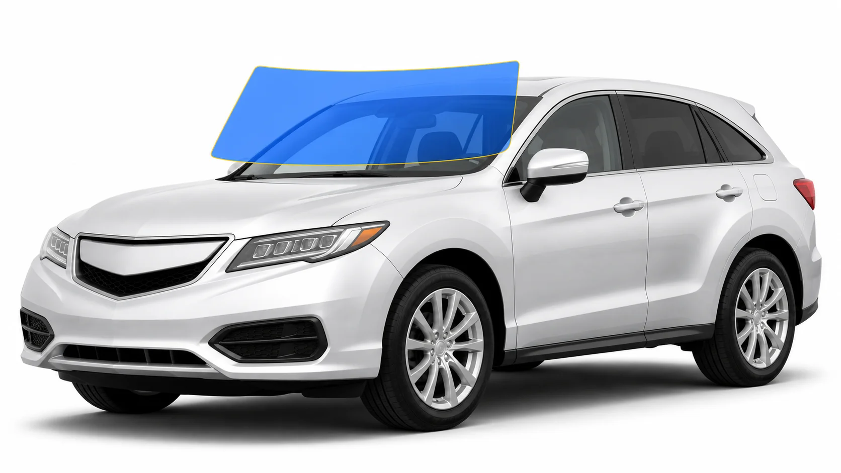 RAVOOY Pre-Cut Front Windshield Protection Film For Acura RDX 4D SUV 2013-2018 6.5mil Clear TPU UV Blocking Hydrophobic Tool Kit