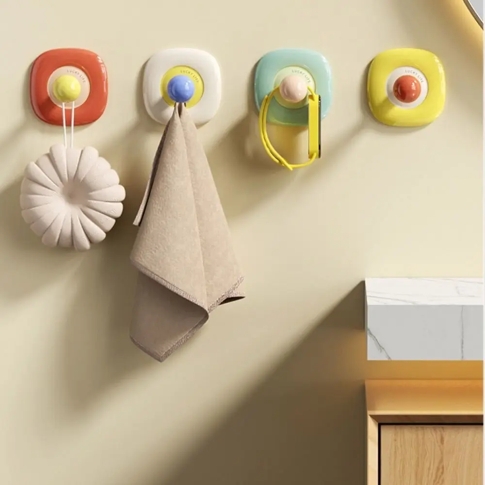 

Компактные крючки для цветов дофамина, устойчивые к ржавчине, сверхпрочный клей, держатель для ключей без сверления, скрытый дизайн, клейкие крючки без следов