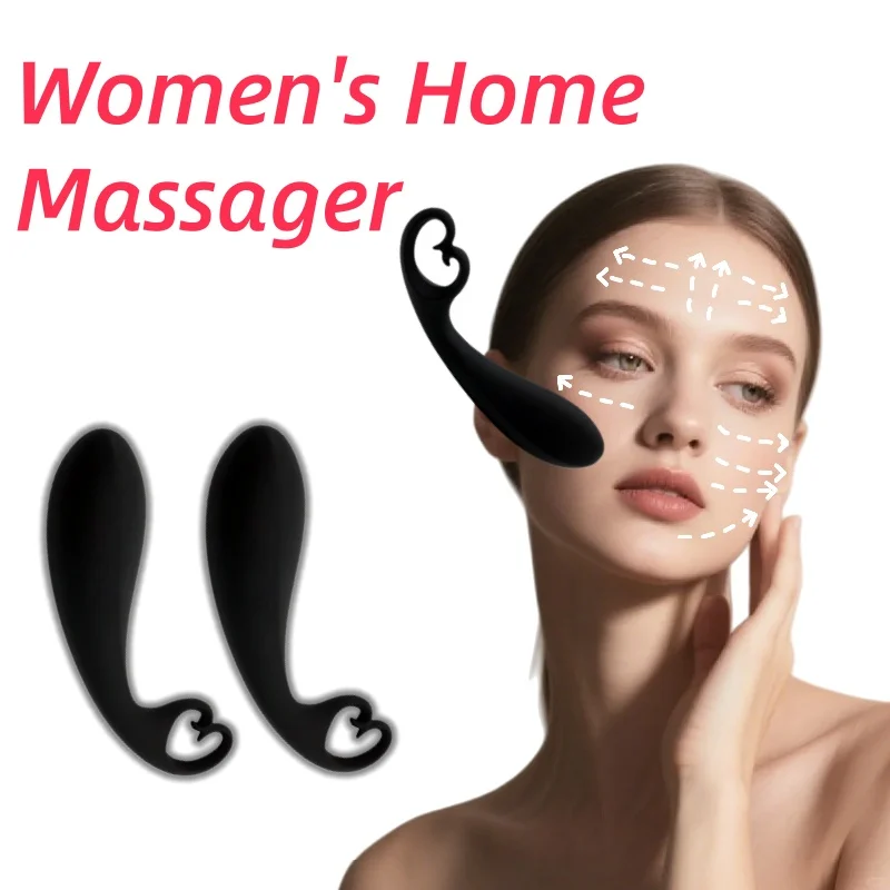 Tongkat Pijat Otot Keluarga Hitam Cocok untuk Pijat Wajah Wanita Relaksasi Otot Pijat Yoga Manual Pemijat Lemak Tubuh