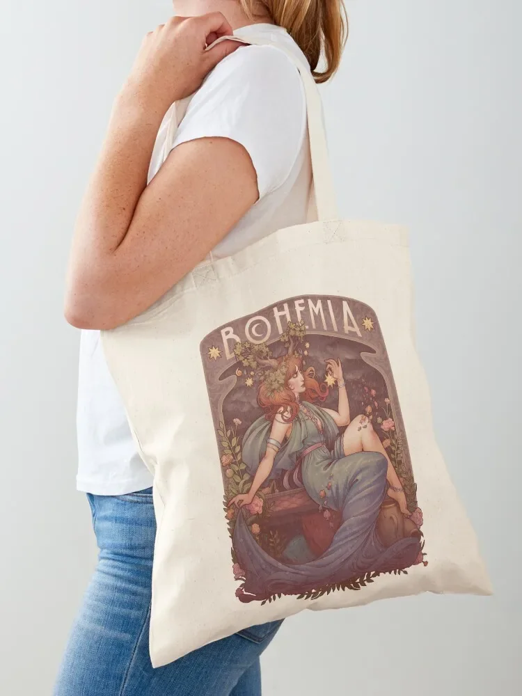 

Art Nouveau BOHEMIA Tote Bag shopper bags reusable shopping bags custom bags Eco bag