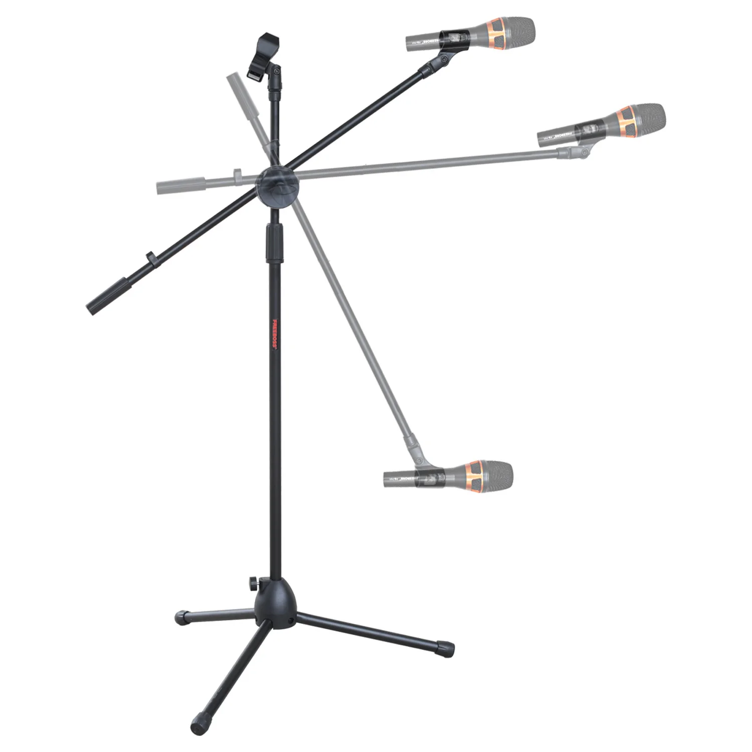 MS-017 Flexible Stage Microphone Stand Tripod Floor Microphone Stand Radio Microphone Stand