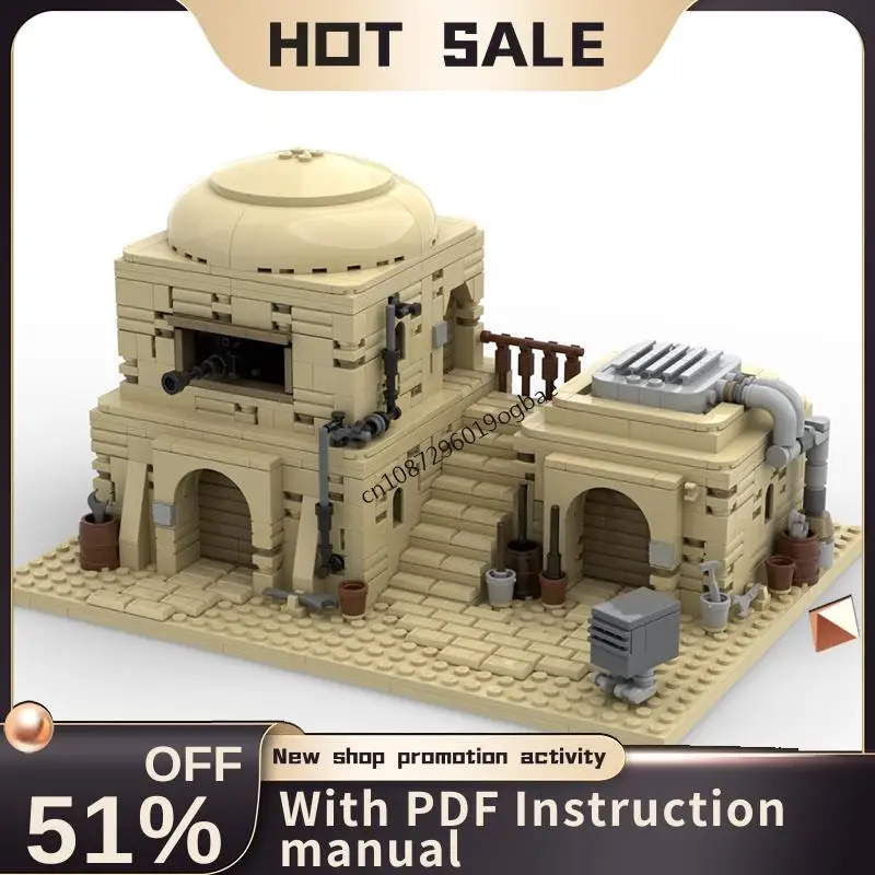 

Новинка, 1144 шт., знаменитый звездный боевой фильм Moc, модульный с интерьером, креативные идеи «сделай сам», детские игрушки, подарок на день рождения, головоломка на заказ