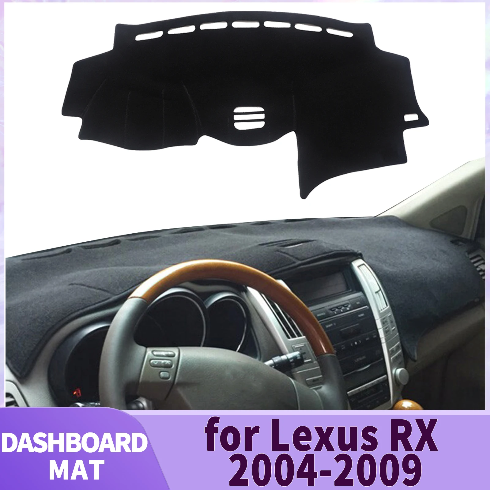 

fit for Lexus RX 2004 2005 2006 2007 2008 2009 Car Accessories Dashmat Dashboard Cover Pad DashMat Sunshade Protective Carpet