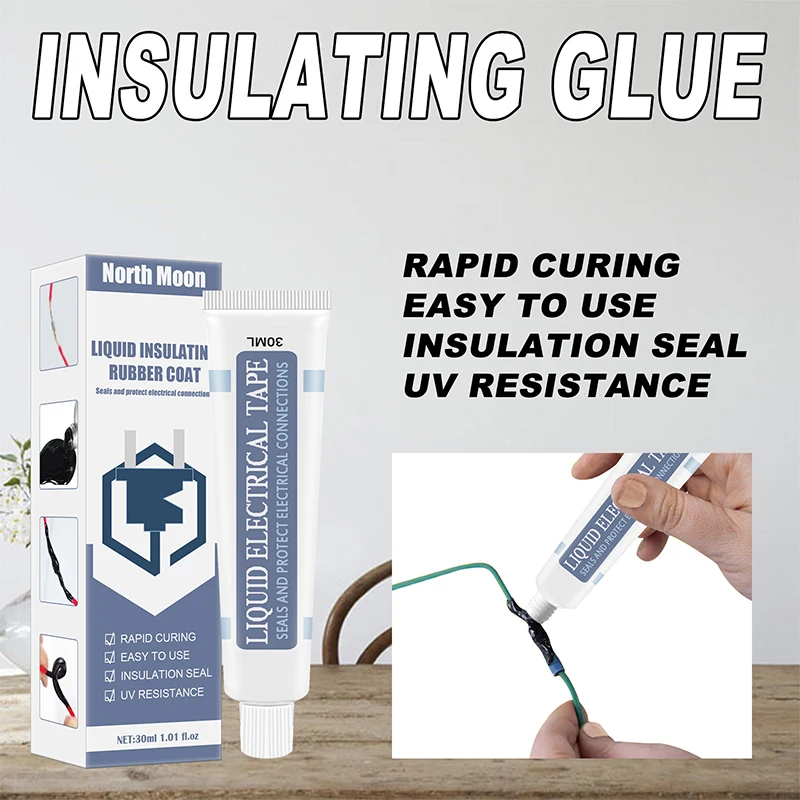 Liquid Insulating Tape Repair Rubber Electrical Wire Cable Coat Fix Line Glue