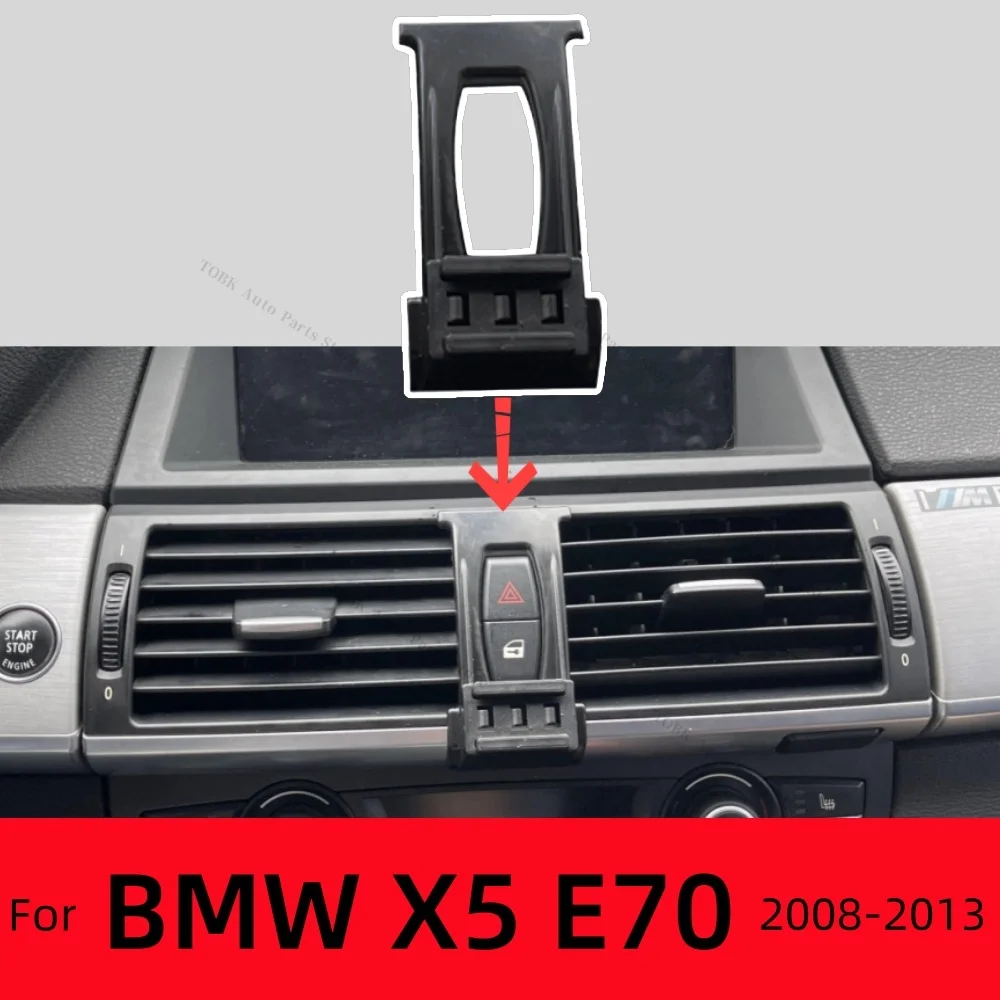 

Car Mobile Phone Stand Fixed Base For BMW X5 E70 2008-2013 15W Wireless Charging GPS Bracket Adjustable Mount Cars Accessories