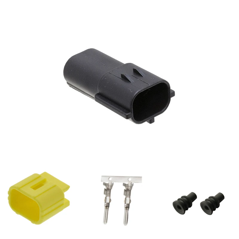 2P 174354-2/174352-2 Male & Female 070 ECONOSEAL MARK-2 CAP Original Waterproof Connector