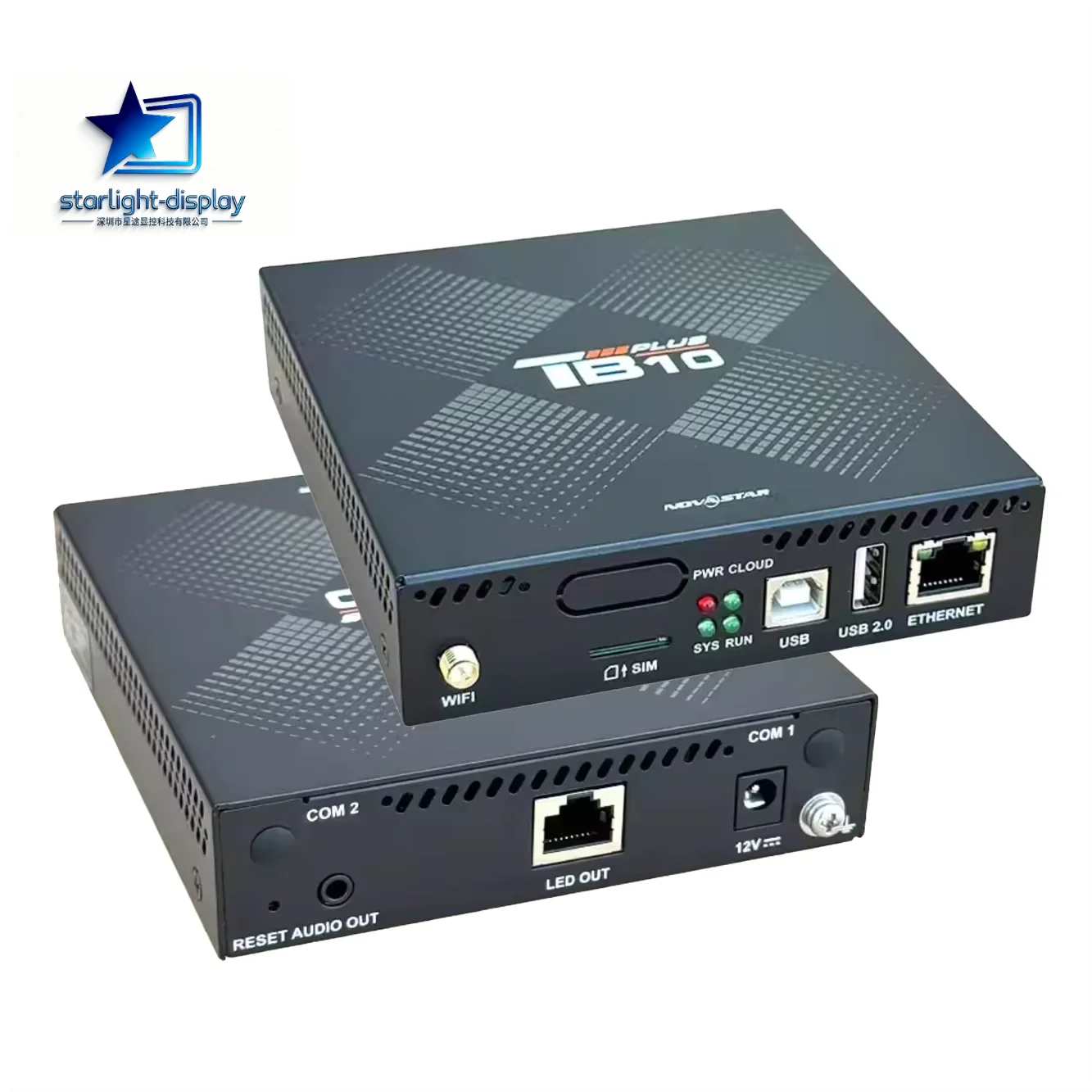 

Indoor Outdoor Rental Full Color LED Screen Control System Novastar TB10 PLUS Multimedia Player