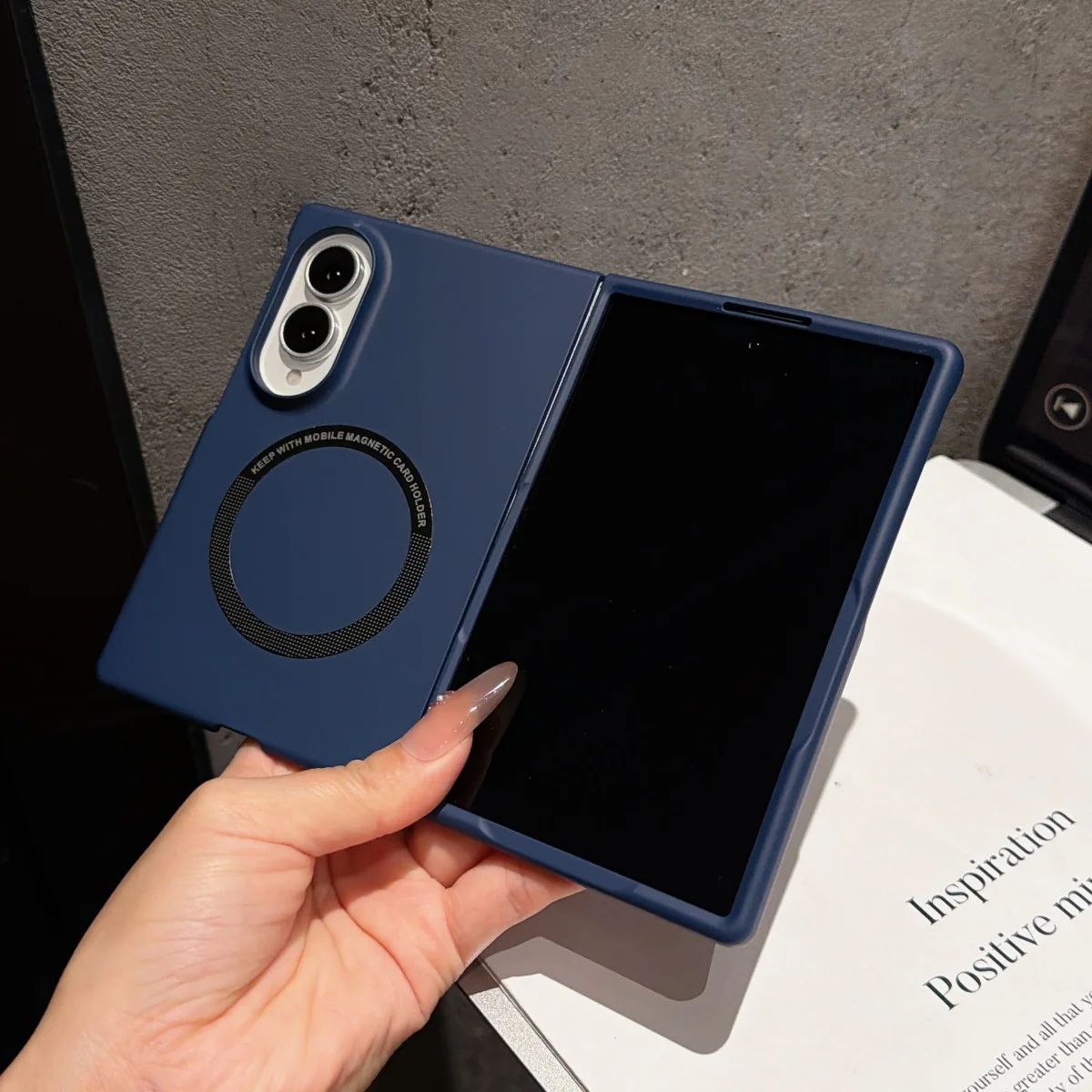 Ultra Thin Skin-feel Matte Magnetic Phone Case for Samsung Galaxy Z Fold 8 Ultra  7 6 5 4 3 for Magsafe Wireless Charge Cover