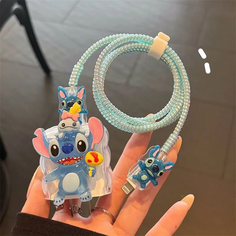 

New Anime Protective Case for iPhone 18W 20W Data Cable Case for IPhone 15 16 17 Transparent Soft Charger Protective Shell Case