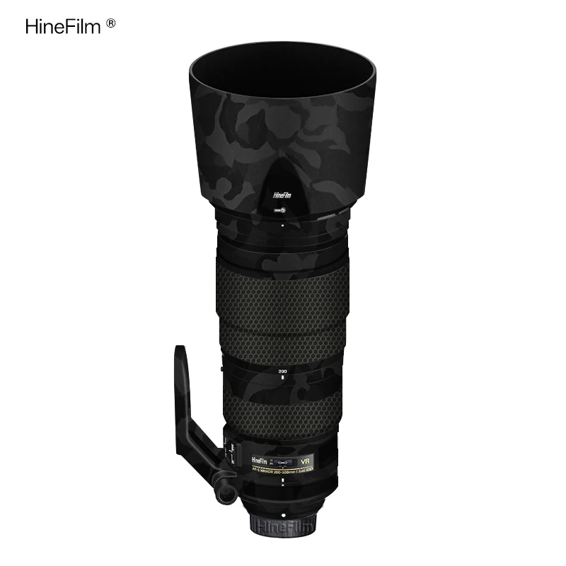Hinefilm Skin for Nikkor AF-S 200-500 Lens Decal Skin 200500 Lens