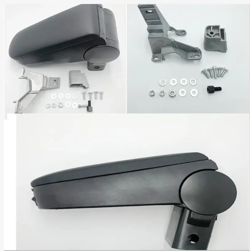 

For VW Jetta 99-04 Bora Golf MK4 GTI Black Leather Armrest Handrails Box