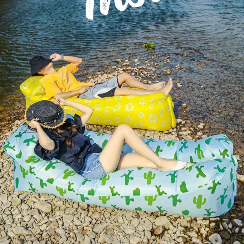 

Music Festival Inflatable Sofa Outdoor Picnic Camping Lazy Sofa Internet Celebrity Inflatable Bed Portable Air Lounge Chair