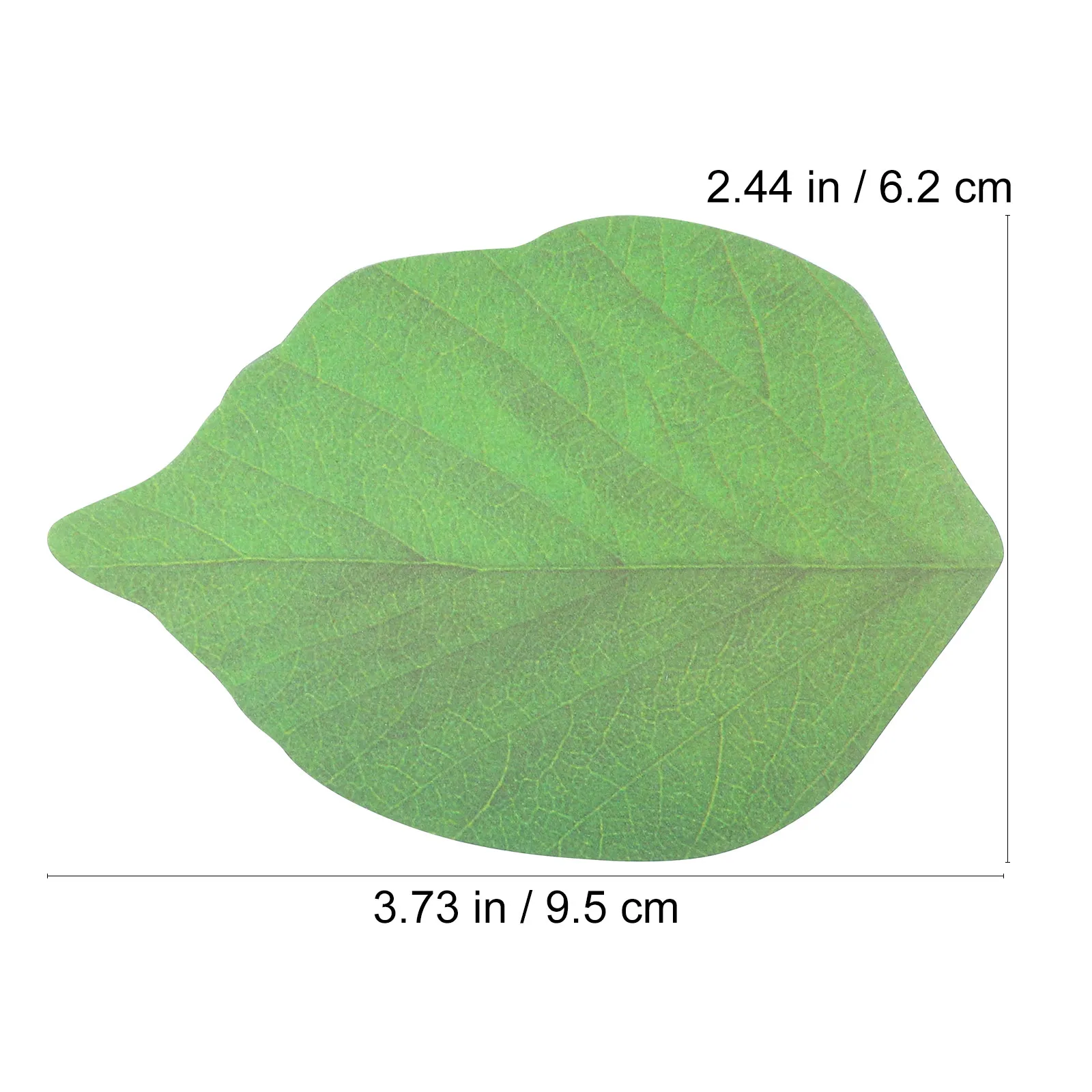 10Pcs Simulation Leaf Shaped Memo Notes Delicate Reusable Sticky Memo Pads for Office School Desktop Use Creative Leaf Message