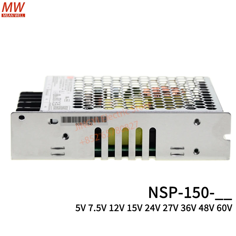 MEAN WELL Switching Power Supply 150W NSP-150-5 NSP-150-7.5 NSP-150-12 NSP-150-15 NSP-150-24 NSP-150-27 NSP-150-36 NSP-150-48 60