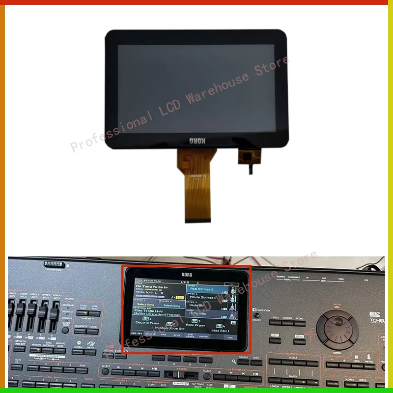 

Original new 7 inch LCD With Touch Screen For Korg PA700 PA1000 PA-4X61 PA4X PA4X-61 Touch Screen LCD Display