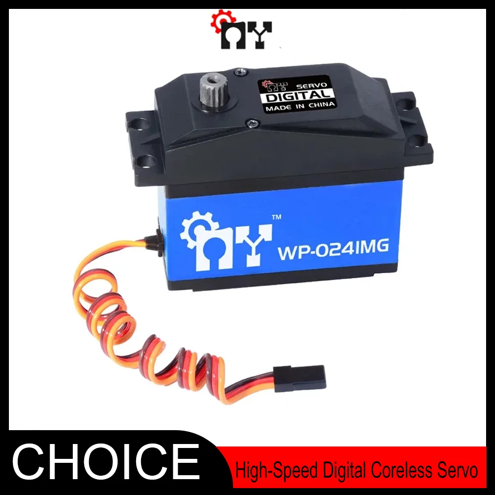 

MYServo WP-0241MG 7,4 В 40 кг Высокоскоростной цифровой сервопривод без сердечника — для радиоуправляемых самолетов и дрифтовых автомобилей