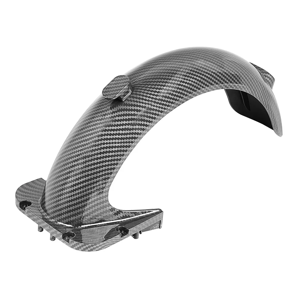 Vorne Hinten Kotflügel Zubehör Kit Für Ninebot Max G30 Elektrische Roller Carbon Fiber Fender Flügel Mit Bremslicht Teil – Detail 9
