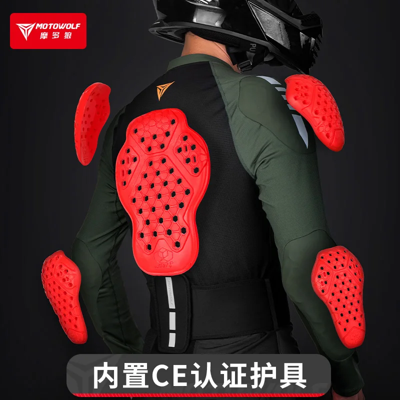 

Motorcycle Riding Clothes Anti Fall Protective Gear Breathable Armor Waist Protection Motorcycle Male Rider Equipment Sprin