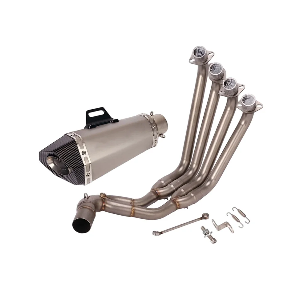 Für Honda CBR650 CBR650F CB650F 2014-2022 Auspuff-Vorderrohr Schalldämpfer Komplettes Auspuffsystem Auspuffrohre – Detail 5