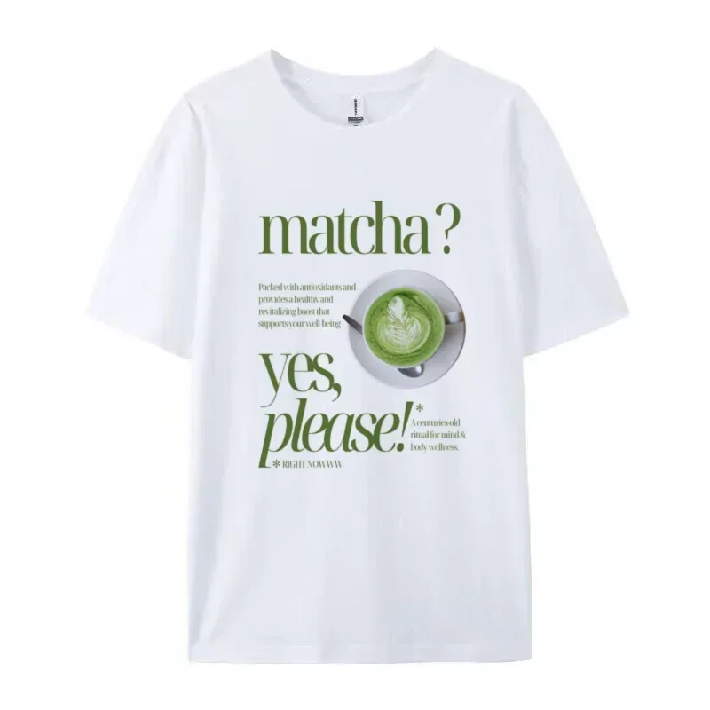 ريترو ماتشا يرجى الجرافيك القمم المحملة موضة جين الشاي الجمالية بلايز المرأة القطن قصير الأكمام عشاق تي شيرت الملابس النسائية