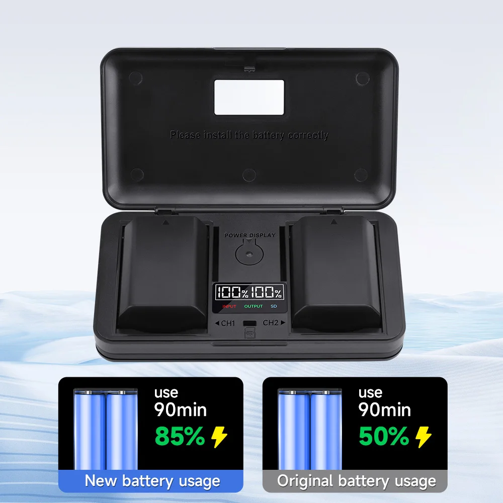 2200mAh DMW-BLF19 DMW BLF19 BLF19E DMW BLF19E بطارية لباناسونيك لوميكس GH3 GH4 GH5 G9 DC-GH5 كاميرا + LCD صندوق شاحن USB مزدوج