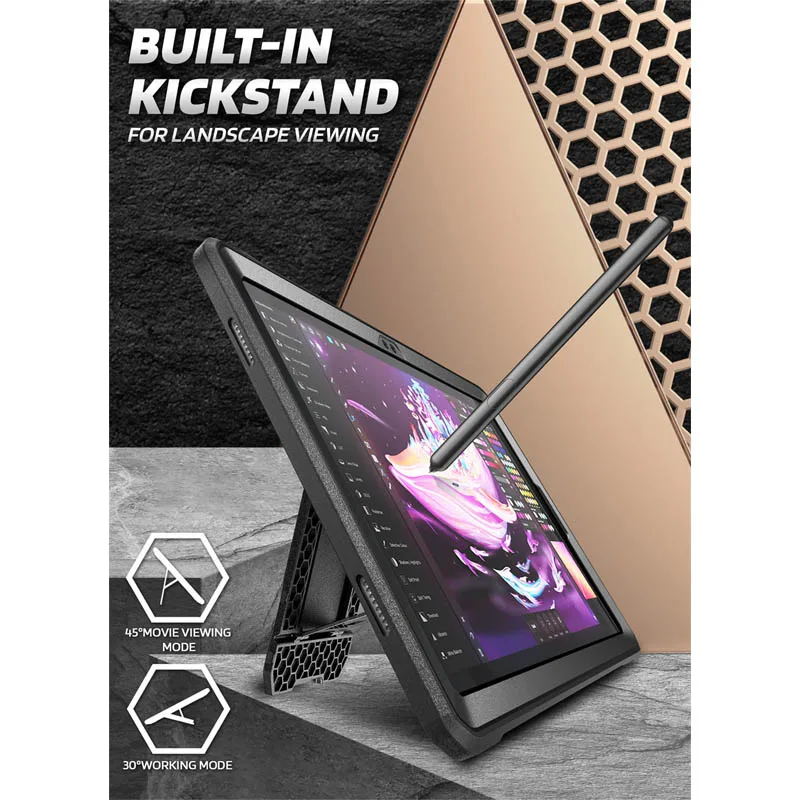 Fotografia 3: Capa SUPCASE For Samsung Galaxy Tab A11 Plus Case (11 Inch) UB Pro, Capa Robusta de Proteção Total com Protetor de Tela Integrad