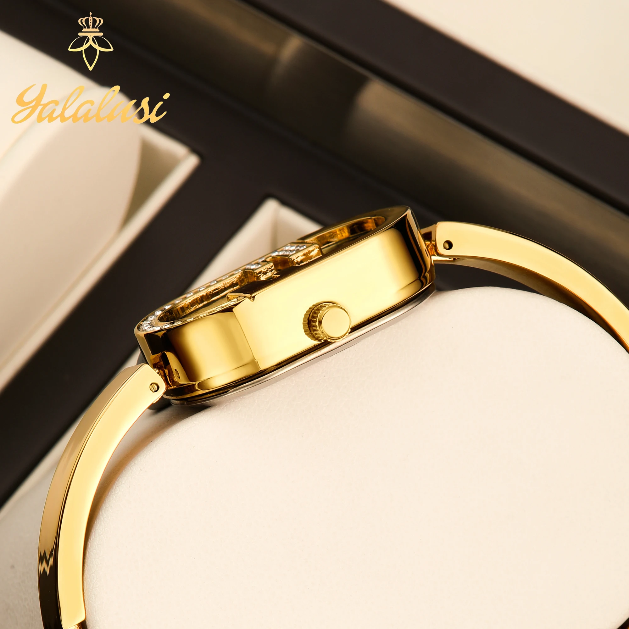 Jam Tangan Kuarsa Wanita Tahan Air YaLaLuSi: Jam Tangan Gelang Mewah, Modis, dan Elegan—Hadiah Sempurna untuk Wanita