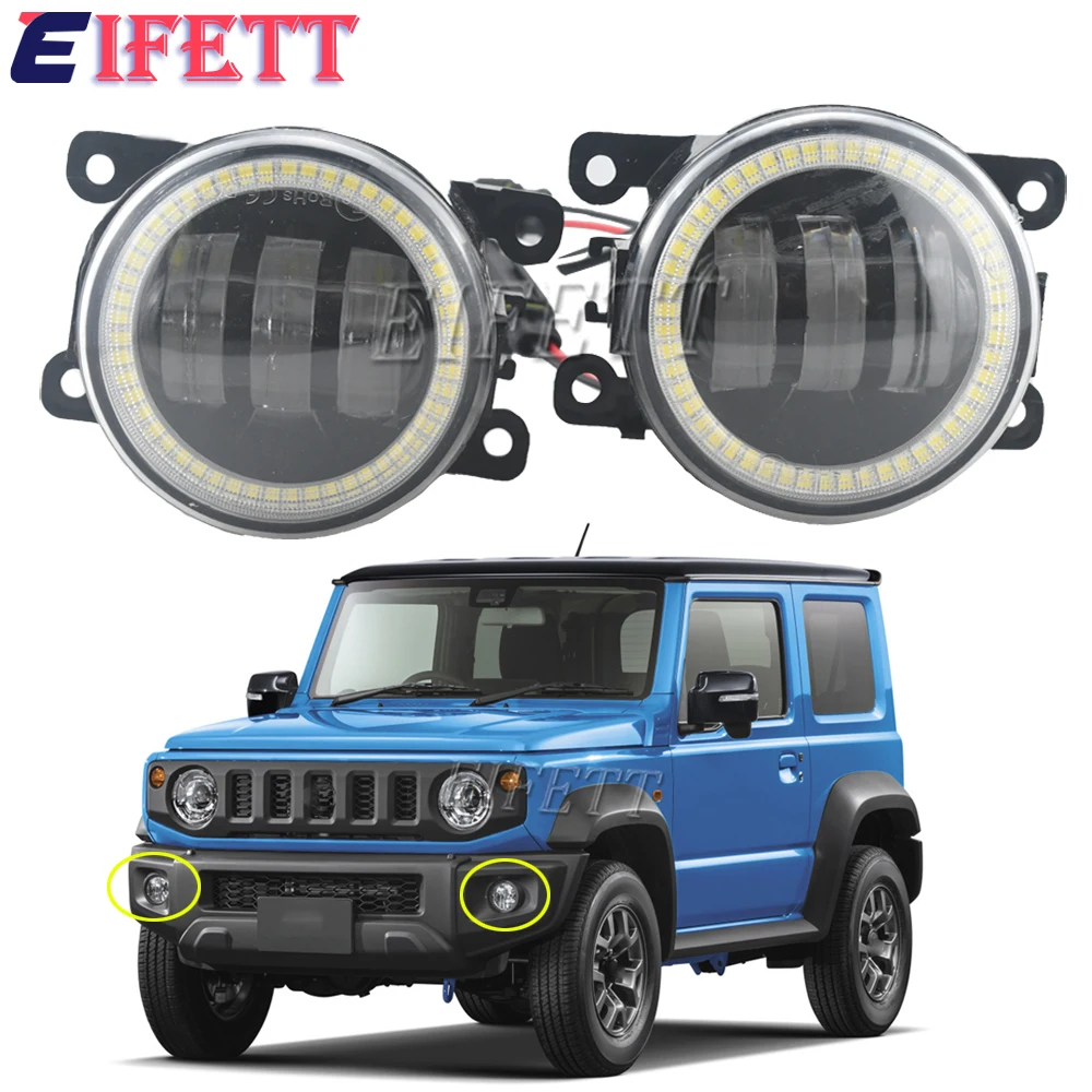 

1 пара, противотуманные фары «ангельские глазки» для Suzuki Jimny JB64 JB74 2018 2019 2020