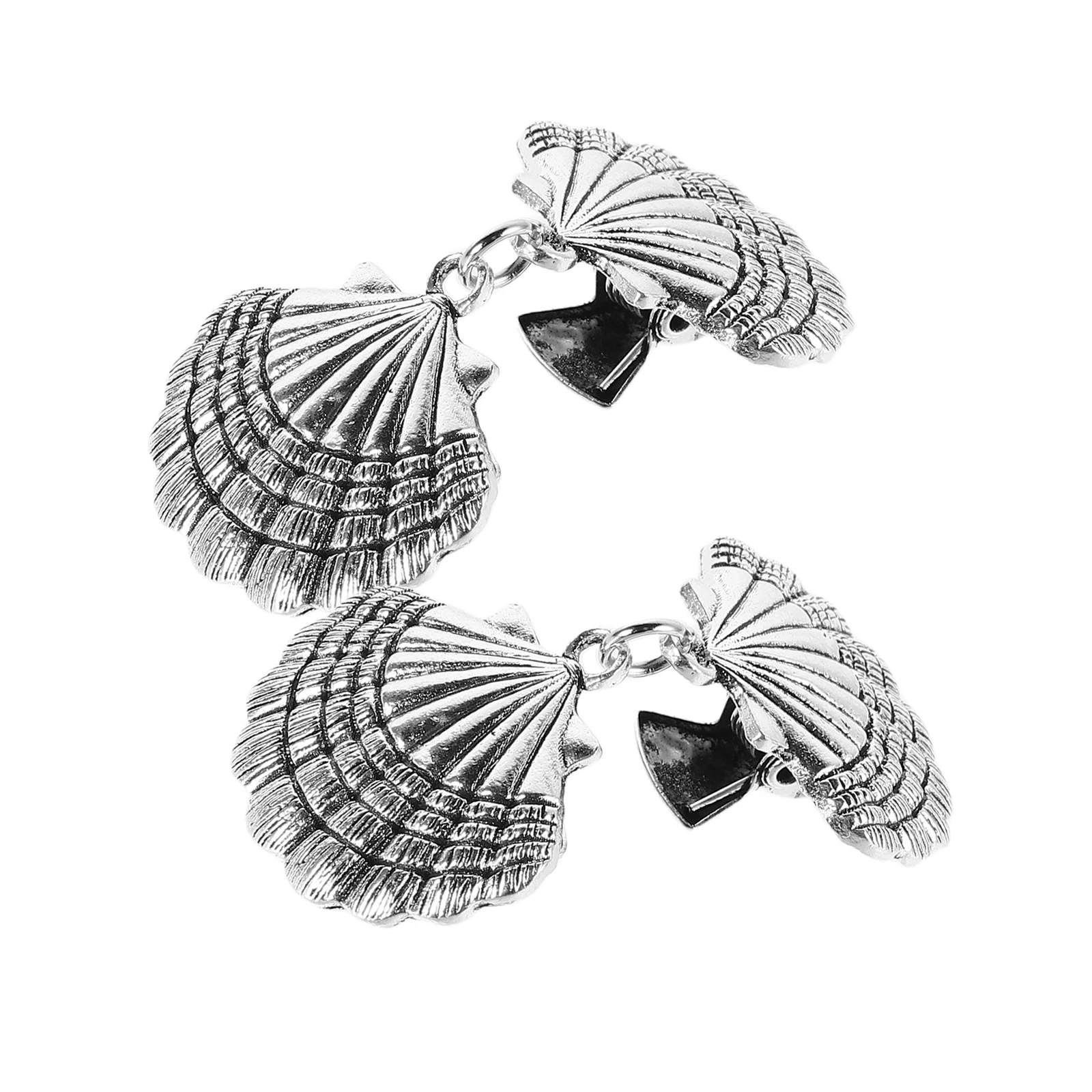 2 قطعة مقاطع سترة سبائك الزنك خمر للنساء فستان قميص الملابس والاكسسوارات وشاح زر المشبك دبوس بروش الرجعية