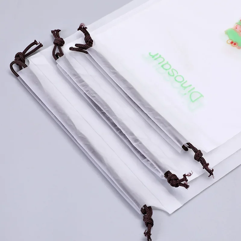 Portable Travel Storage Waterproof Clothing Drawstring Pouch Luggage Bags for Clothes Storage and Finishing, 2pcs Cartoon