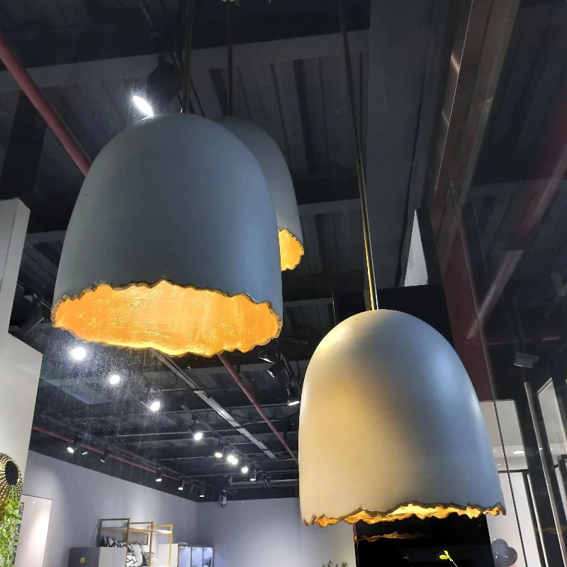 New Modern DIY Handmade Bedroom White Light Emitting Diode Creative Gift Ceramic Luxury Decorative Light Chandelier