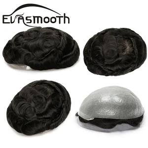 Ince deri 0.03 mm, doğal saç, erkek peruğu insan saçı değiştirme sistemleri postiş, saç protezi, saç erkek erkek peruk Erkek-insan peruğunun en iyi 10 satışı-no. 5