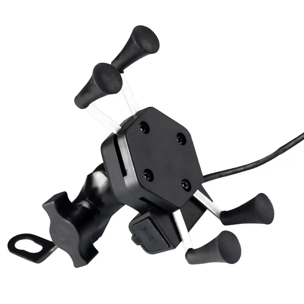 

Sturdy Motorcycle Phone Bracket Charging Support Practical Use in Vehicles Phone Holder Motorcycle Accessories