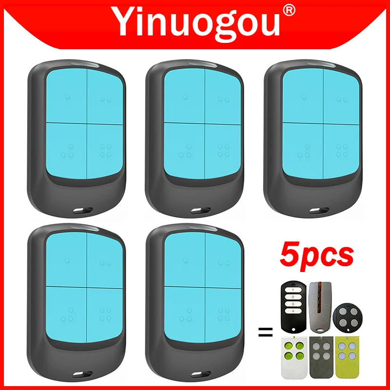 

5PCS MHOUSE GTX4 TX4 GTX4C MOOVO MT4G MT4V MT4 Garage Door Remote Control 433.92MHz Rolling Code Programming Motor Opener