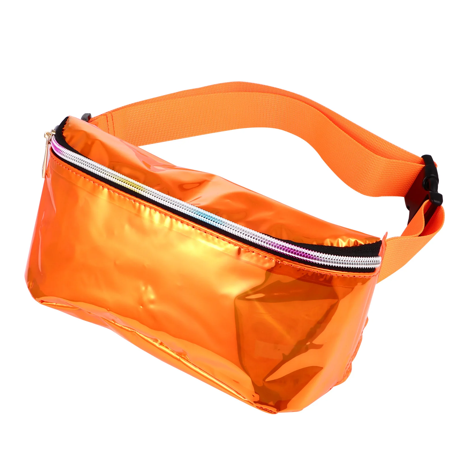 1Pcs Transparent PVC Chest Bag Waist Bag Women Fanny Pack Crossbody Adjustable Clear Waterproof Scratch Resistant