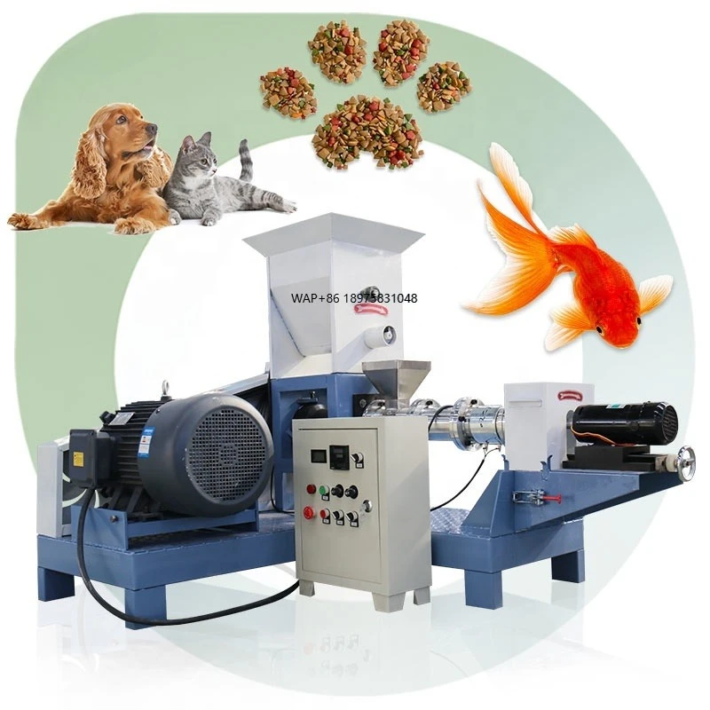 

High Quality Fish Pet Animal Dry Extruder Hen Food Production Feed Tray Animal Processor
