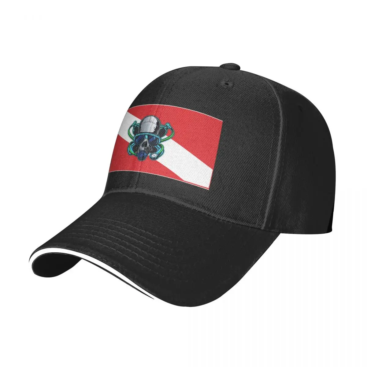 

Scuba Skull Baseball Cap sun hat beach hat hard hat Men Luxury Brand Women's